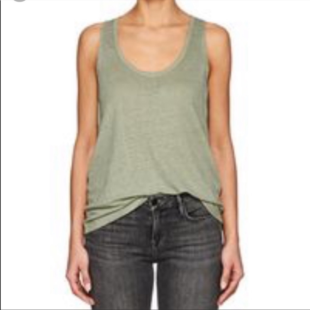 Rag and Bone Linen Lottie tank.